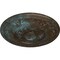 Ekena Millwork Nestor Ceiling Medallion (Fits Canopies up to 5"), 25 7/8"OD x 2 1/4"P, Bronze Blue Patina CM25NEBBS - alternate 4